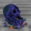 Skull Dice Tower by TechConnext - Enhanced Randomization & Striking Decor for D&D and Tabletop Games (Metallic Black/Purple) view 3