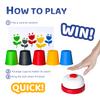 Pairez Toys Quick Stacking Cups Game for Kids - Classic Matching Speed Cup With 24 Cards & 30 Cups - Parent-Child Interactive Family Game for Party or Travel view 2