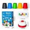 Pairez Toys Quick Stacking Cups Game for Kids - Classic Matching Speed Cup With 24 Cards & 30 Cups - Parent-Child Interactive Family Game for Party or Travel view 3