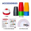 Pairez Toys Quick Stacking Cups Game for Kids - Classic Matching Speed Cup With 24 Cards & 30 Cups - Parent-Child Interactive Family Game for Party or Travel view 4
