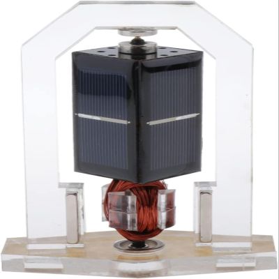 Electromagnetic Magnetic Levitation Solar Revolving Door Light Energy Rotation High Speed Solar Motor Vertical Vertical Solar Mini Solar Mendocino Motor Levitating Educational Model (Color : B)