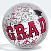 Amscan Inflatable Red Confetti Beach Ball view 3
