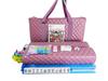 C&H Solutions American Mahjong Set,Mahjong Tiles Set,Purple Pink PU Carrying Bag,166 Premium Tiles,4 All-in-One Rack/Pushers,Western Mahjong with English Manual(Ma Jong,Mah-Jongg, Majiang) view 3