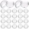 DEARMAMY 200Pcs Gumball Vending Machine Capsules Round Shell Balls Plaything Multi-Purpose Plastic Empty Clear Ball Plastic Packaging Ball for Christmas Halloween Easter Prizes Party Favors view 1