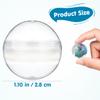 DEARMAMY 200Pcs Gumball Vending Machine Capsules Round Shell Balls Plaything Multi-Purpose Plastic Empty Clear Ball Plastic Packaging Ball for Christmas Halloween Easter Prizes Party Favors view 2