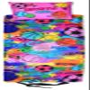 iscream + Corey Paige Designs Cozy Silky Soft Fleece Lined Sleeping Bag and Pillow Set for Kids - Sporty Girl view 1