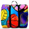 iscream + Corey Paige Designs Cozy Silky Soft Fleece Lined Sleeping Bag and Pillow Set for Kids - Sporty Girl view 3