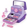 Make It Real: Instant Glam Cosmetic Case - 23pcs, Camera Shaped Makeup Case, Eyes-Lips-Face-Nails, Stickers To Decorate, Girls & Kids Ages 8+ view 4
