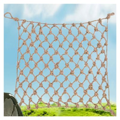 10mm Balcony Railing Protection Net Bridge Anti-Fall Protective Netting,Indoor Decoration Rope Net,Hemp Rope Safety Net,Garden Plant Decoration Net Hand-Woven Truck Cargo Net (Color : 10mm-15cm Mesh