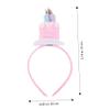 Gogogmee 1pc Boy Girl Birthday Party Headband Candle Hair Accessory Cute for Boys and Girls Party Props to Holiday Atmosphere view 4