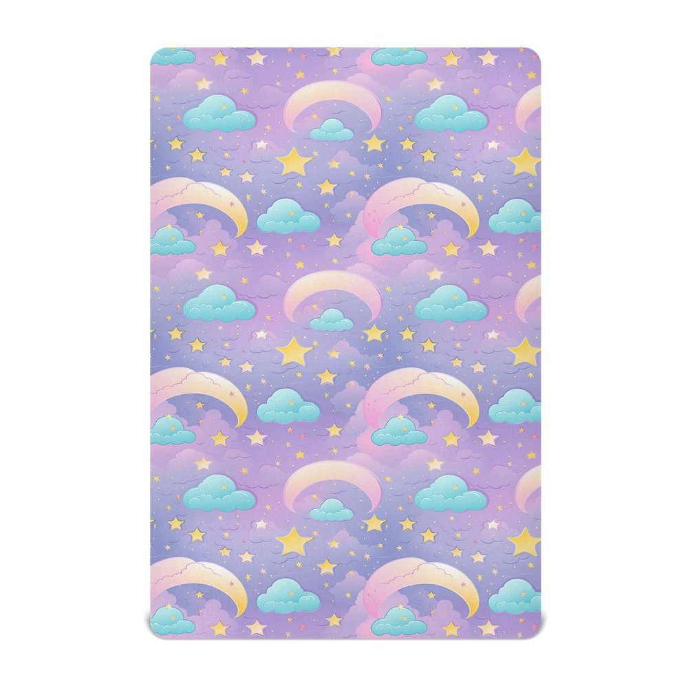 Fitted Crib Sheets Rainbow Stars Moons Baby Crib Sheets for Boy & Girl Toddler Mattress Sheets 21216620