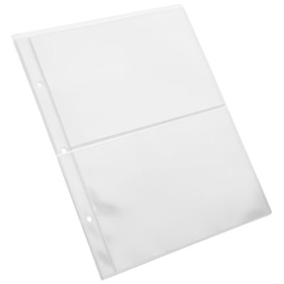BCOATH 1bag Transparent Currency Sleeves for Banknote Collecting Pages Design for Displaying and Protecting World Banknotes