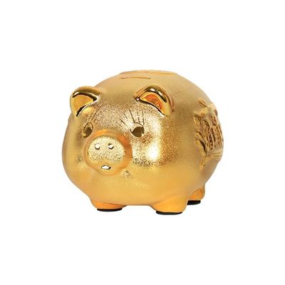 Money Box Piggy Bank Household Deposit and Withdrawal Change Box Girl Boy Gold Pig Decoration Money Box Children's Toy Gift Piggy Bank Savings Bank
