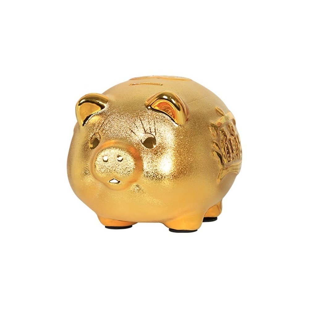 Money Box Piggy Bank Household Deposit and Withdrawal Change Box Girl Boy Gold Pig Decoration Money Box Children's Toy Gift Piggy Bank Savings Bank