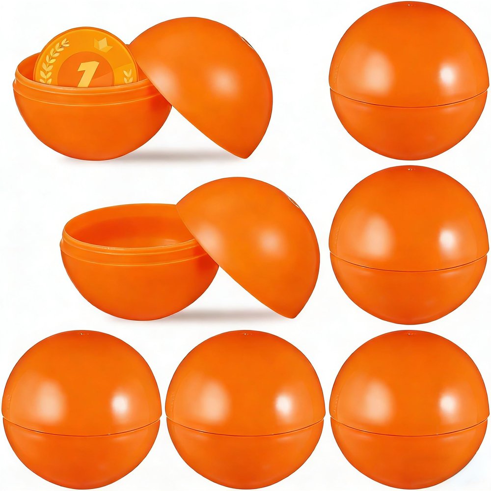 jojofuny 50 Pcs Openable Plastic Raffle Balls 1.18 Inch Lottery Drawing Game Balls for Party Activities Crafts Decorations