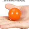 jojofuny 50 Pcs Openable Plastic Raffle Balls 1.18 Inch Lottery Drawing Game Balls for Party Activities Crafts Decorations view 3