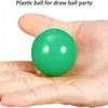 50pcs Hollow Lotto Raffle Ball | Raffle Drawing Balls | Plastic Bingo Balls Only | Lottery Ball | Vending Machine Capsules | Plastic Bingo for Game Party Prizes, Green view 3