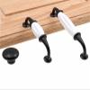 NOORSE Zinc Alloy Black/White Door Handles Ceramic Drawer Pulls Knob Kitchen Cabinet Handles and Knobs Furniture 1Pcs view 3