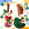 OSNIE 18 Inch Reading Week Felt Tree Toy, X Large Letter Props Freestanding Coconut Tree, 34Pcs Alphabet Game Interest Learning -On Skills Game Teaching Toy Gifts for Toddlers Early Education view 4