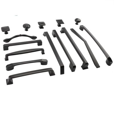 NOORSE Black Handles for Furniture Parts Cabinet Knobs and Handles Kitchen Handles Drawer Knobs Pulls Cupboard Hardware Accessories 1Pcs