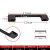 NOORSE Black Handles for Furniture Parts Cabinet Knobs and Handles Kitchen Handles Drawer Knobs Pulls Cupboard Hardware Accessories 1Pcs view 2