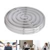 Desktop Fingertip Rotating Toy, Metal Desk Finger Rotating Stress Relief Relaxation Decompression Toy for All Ages, Stylish Decorative Item (Stainless Steel) view 2