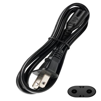 LKTOP AC Power Cord US Plug 2 Prong AC Cable (NA) for DJI Mini/Air/Mavic Series Drone Battery Charger Charging Hub, DJI Phantom/Spark/FPV Accessory Replacement, 3.3 FT (Drone-Specific)