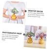 BIUDECO Creative Tree Cash Cow Decor for Home Tabletop Ornament Feng Shui Wealth Tree for Friends Decorative view 4