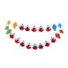 BCOATH Birthday Banner Latte Art Fishing Theme Bunting Garland Party Decorations for Kids view 1