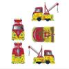 1960 Single Cab Tow Truck Yellow and Red (Weathered) Limited Edition to 4400 Pieces Worldwide 1/64 Diecast Model by M2 31500-MJS67 view 2