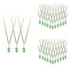 36 Pieces It's a Boy Baby Shower Pacifiers Necklace Acrylic Baby Party Favors Charm Pacifiers Necklace Grosgrain Ribbon Party Decorations Table Scatter (Green) view 2