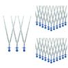 36 Pieces It's a Boy Baby Shower Pacifiers Necklace Acrylic Baby Party Favors Charm Pacifiers Necklace Grosgrain Ribbon Party Decorations Table Scatter (Royal Blue) view 2