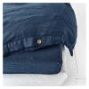 ADovz 3PCS 100% Pure Linen Solid Color Bedding Set, Linen Duvet Cover and Pillow, Quilt Cover,Bed Sheets, 150cm x 200cm, FH-762 view 2
