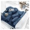 ADovz 3PCS 100% Pure Linen Solid Color Bedding Set, Linen Duvet Cover and Pillow, Quilt Cover,Bed Sheets, 150cm x 200cm, FH-762 view 4