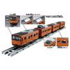 Takara Tomy Plarail Real Class 201 Series Commuter Train (JR West Japan Orange) view 2