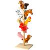 Briwooody 47 Inch Wooden Puppet Stand Puppet Tree Store and Display Doll Holder for 16 Hand Puppets Storage Anti Crush Storage Rack for Classroom Home view 1