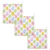 SDMKA Happy Easter Pattern Baby Washcloths - 3 Pack Muslin Cotton Face Towels for Baby Newborn Girls and Boys - Soft and Absorbent - 11.8 Inch view 1