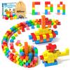Apluses 74PCS Magnetic Blocks, Classroom Must Have Creative Learning Kids Toys | Preschool Montessori Sensory Autism Magnet Toys for Boys and Girls Ages 3 4 5 6 view 2