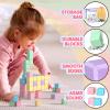 Apluses 74PCS Magnetic Blocks, Classroom Must Have Creative Learning Kids Toys | Preschool Montessori Sensory Autism Magnet Toys for Boys and Girls Ages 3 4 5 6 view 4