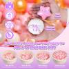 GOGOSO Ball Pit Balls for Toddlers Phthalate-Free BPA-Free Non-Toxic Crush Proof Soft Plastic Play Balls Baby Kids Shape Tent Pool Playhouse Playpen Party Decor,Creamy Pink Pearl Gold Clear,200PCS view 3