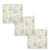 SDMKA Colorful Easter Eggs Baby Washcloths - 3 Pack Muslin Cotton Face Towels for Baby Newborn Girls and Boys - Soft and Absorbent - 11.8 Inch view 1