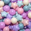 GOGOSO Ball Pit Balls for Toddlers Phthalate-Free BPA-Free Non-Toxic Crush Proof Soft Plastic Play Balls Baby Kids Shape Tent Pool Playhouse Playpen Party Decor, Pink+Purple+Blue,200PCS view 1