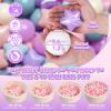 GOGOSO Ball Pit Balls for Toddlers Phthalate-Free BPA-Free Non-Toxic Crush Proof Soft Plastic Play Balls Baby Kids Shape Tent Pool Playhouse Playpen Party Decor, Pink+Purple+Blue,200PCS view 2