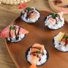 Abaodam Artificial Mini Sushi Toy Set 3Pcs Realistic Play Food for Kids Pretend Kitchen Party Display Simulation Rice Nigiri Sushi Ornament view 4