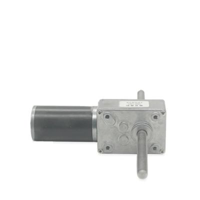 12v 24v Worm Gear Motor DC Motor Double Output Shaft M8 Screw Motor Screw Lifter (Color : 12RPM, Size : 12V)