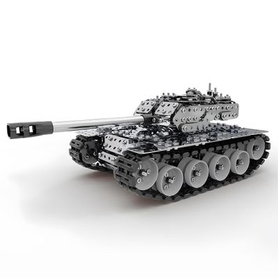 HI-REEKE 3D Metal Puzzle Set, Military Battle Tank Model Toy STEM Building Kit for Adult Gift-843PCS