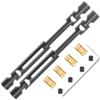ShareGoo Universal RC Drive Shaft 70mm-93mm w/ 3.17mm to 4mm Shaft Sleeve Compatible with MN Model MN82 LC79 MN78 1/12 RC Crawler Car Upgrade Parts (Black) view 2
