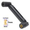 ShareGoo Universal RC Drive Shaft 70mm-93mm w/ 3.17mm to 4mm Shaft Sleeve Compatible with MN Model MN82 LC79 MN78 1/12 RC Crawler Car Upgrade Parts (Black) view 4