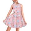 Yruonazao Girls Alpaca Dress Rainbow Dress for Girls 3-4 Girls Sleeveless Dress Round Neck Babydoll Dress for Breathable Party Dresses Holiday Costumes Birthday Gifts view 1