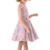 Yruonazao Girls Alpaca Dress Rainbow Dress for Girls 3-4 Girls Sleeveless Dress Round Neck Babydoll Dress for Breathable Party Dresses Holiday Costumes Birthday Gifts view 3